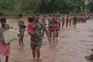 Malgar river in spate