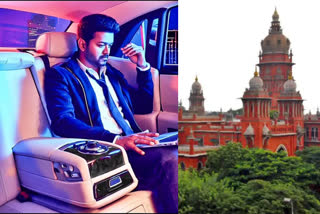 actor vijay bmw car issue  actor vijay bmw car case  high court judge orderd to pay tax for vijay  chennai high court  நடிகர் விஜை சொகுசு கார் வழக்கு  சென்னை உயர்நீதிமன்றம்  நடிகர் விஜை  விஜை சொகுசு கார்