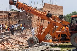 Under Construction Warehouse Collapse