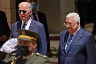 US President Joe Biden's meeting with Palestinian President Mahmoud Abbas