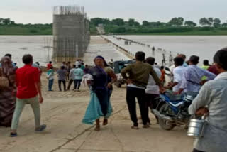 Water level rise in Parvati river of Kota due to heavy rain in Madhya Pradesh