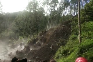 Live Landslide in Rudrapraya