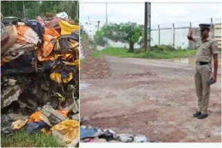 national flag in garbage three men got arrested  national flag found in garbage  Indian National flag  Kerala police  ദേശീയ പതാക മാലിന്യക്കൂമ്പാരത്തില്‍ ഉപേക്ഷിച്ച സംഭവം  എറണാകുളം ഹില്‍പാലസ് പൊലീസ്