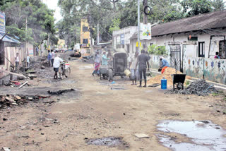 officials respond to eenadu article over road works at srirampuram in west godavari
