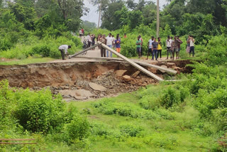 landslide in Nirsa