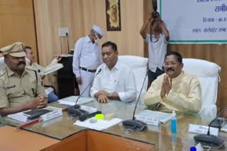 Minister Amarjit Bhagat's visit to Rajnandgaon district