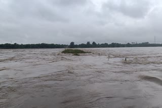 Shivnath river in spate in Bemetara