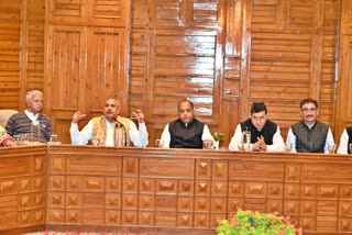 BJP meeting in Shimla regarding Presidential election.