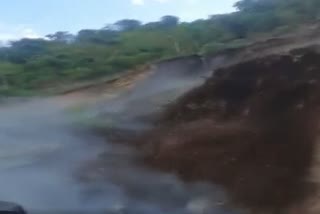 heavy landslide in badrinath rishikesh national highway