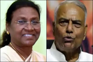 Prez poll: Yashwant Sinha attacks Murmu  appeals to BJP lawmakers  Yashwant Sinha attacks Murmu  ദ്രൗപദി രാഷ്‌ട്രപതിയാല്‍ നിശബ്‌ദതയുള്ള റബ്ബർ സ്റ്റാമ്പാവുമെന്ന് യശ്വന്ത് സിൻഹ  ദ്രൗപദി മുർമുവിനെ കടന്നാക്രമിച്ച് യശ്വന്ത് സിൻഹ