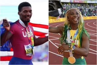 Fred Kerley  Shelly Ann Fraser Pryce  World Athletics Championships  World Athletics Championships 2022  ഷെല്ലി ആന്‍ ഫ്രേസര്‍ പ്രൈസ്  ഫ്രെ‍ഡ് കേര്‍ലി  ലോക അത്‌ലറ്റിക്‌സ് ചാമ്പ്യന്‍ഷിപ്പ്