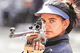 Shooting news  Shooting World Cup  Anjum Moudgil  wins bronze  अंजुम मोदगिल  आईएसएसएफ निशानेबाजी विश्व कप  महिला 50 मीटर राइफल थ्री पोजीशन  कांस्य पदक