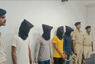 दोहरे हत्याकांड में गिरफ्तार चार अपराधी