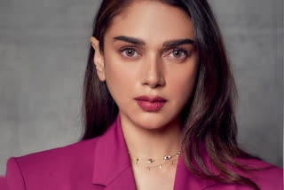 Aditi Rao Hydari looks chic in black and purple outfits