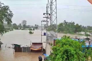 Flood visuals from Chandrapur