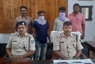 Sahibganj police arrested three criminals