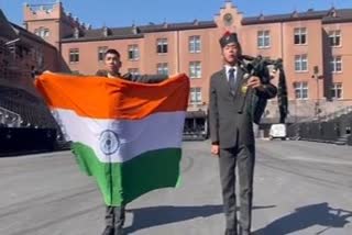 Indian national anthem played in Switzerland