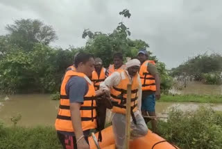 Farmers saved By Rescue Team