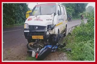 Khilkhilat Van Accident in Kheda : ખિલખિલાટ વાન અને બાઈકનો અકસ્માત,કુમળી જિંદગી કચડાઇ