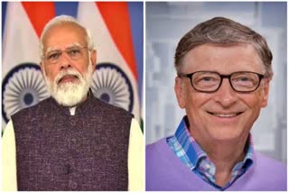 Narendra Modi and Bill Gates