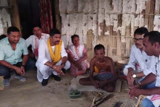 BJP OBC Morcha helps a poor family of Amguri