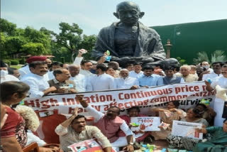 Opposition parties protest against GST hike