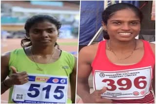 bound sprinter Dhanalakshmi and triple jumper Aishwarya Babu fail dope test  Commonwealth Games 2022  ഉത്തേജക പരിശോധനയിൽ പരാജയപ്പെട്ട് ധനലക്ഷ്‌മിയും ഐശ്വര്യ ബാബുവും  കോമണ്‍വെൽത്ത് ഗെയിംസ്  കോമണ്‍വെൽത്ത് ഗെയിംസിൽ നിന്ന് രണ്ട് ഇന്ത്യൻ താരങ്ങൾ പുറത്ത്  സ്‌പ്രിന്‍റർ ധനലക്ഷ്‌മിയും ട്രിപ്പിൾ ജമ്പ് താരം ഐശ്വര്യ ബാബുവും ഉത്തേജക പരിശോധനയിൽ പിടിയിൽ