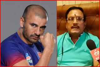 Kabaddi star player Ajay Thakur and association