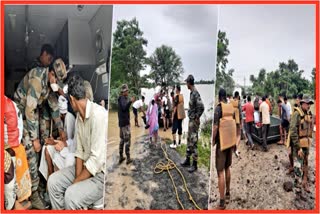 Rescue work in Bhadravati taluka