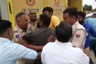 Protest at Police Station