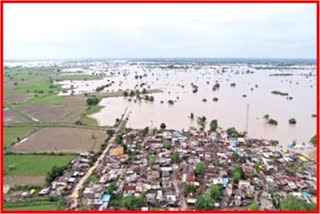 Vani taluka in Yavatmal under flood