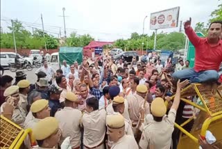 Protest in Bharatpur