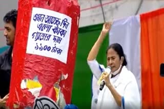 TMC 21st July Mamata Banerjee Attacks BJP Government Over LPG Price Hike