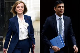 Indian-origin British leader Rishi Sunik and Foreign Minister Liz Truss