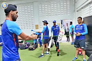 team india start net practice  Ind vs WI  India tour of West Indies  Sports News  Team India  ind vs wi odi series video  भारत बनाम वेस्टइंडीज  टीम इंडिया  भारतीय क्रिकेट टीम  वेस्टइंडीज