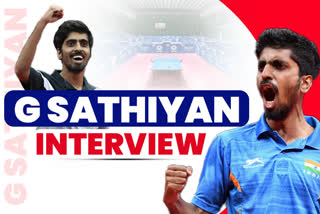 G Sathiyan Interview  Commonwealth Games 2022  G Sathiyan hopeful of medal  जी साथियान ज्ञानशेखरन  टेबल टेनिस  खेल समाचार  राष्ट्रमंडल खेल  ईटीवी भारत इंटरव्यू