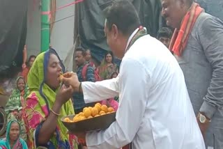 bjp workers celebrated for win of draupadi murmu as president of india