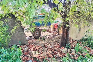 TDP leader house wall