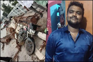 Bike rider died due to road accident in bengaluru