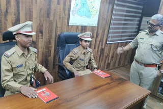 Two boys fighting fatal diseases become Police officers for a day