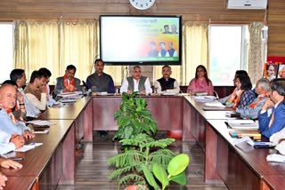 BJP National Vice President Saudan Singh held meeting in shimla