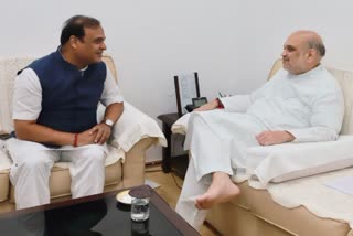 Assam CM Sarma meets Amit Shah