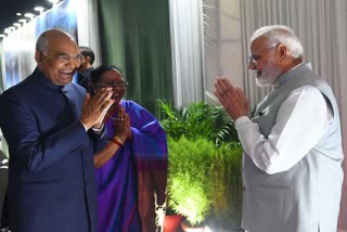 PM Modi hosts dinner for outgoing President Ram Nath Kovind