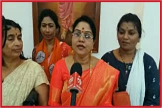 Shiv Sena Women Officials after  Meeting