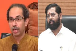 Uddhav Thackeray and Eknath shinde