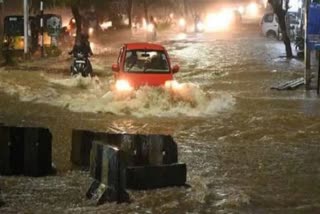 damaged vehicles on floods