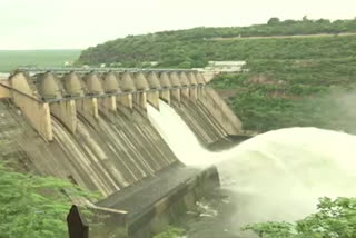 Srisailam Dam gates lifted