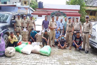 Police caught illegal liquor