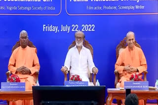 Rajini casts a spell on audience on Kriya yoga; says doing films like 'Raghavendra, 'Baba' gave him soul satisfaction