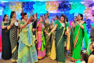 Women dance in Sawan Festival In patna bihar